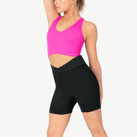 Free People Pants - 🖤FP Free Throw ribbed hi rise bike shorts